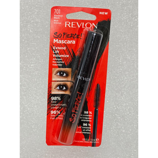 Revlon So Fierce! Mascara 701 Blackest Black Intense Extend Lift Volumize