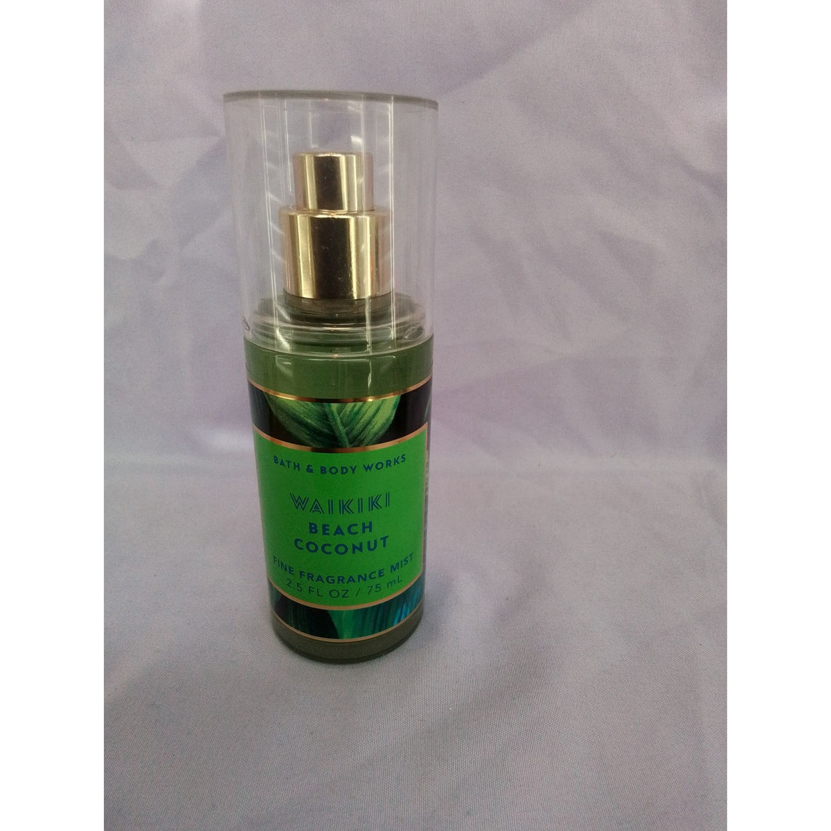 Bath & Body Works Waikiki Beach Coconut Fine Fragrance Mist 2.5 oz Travel Size