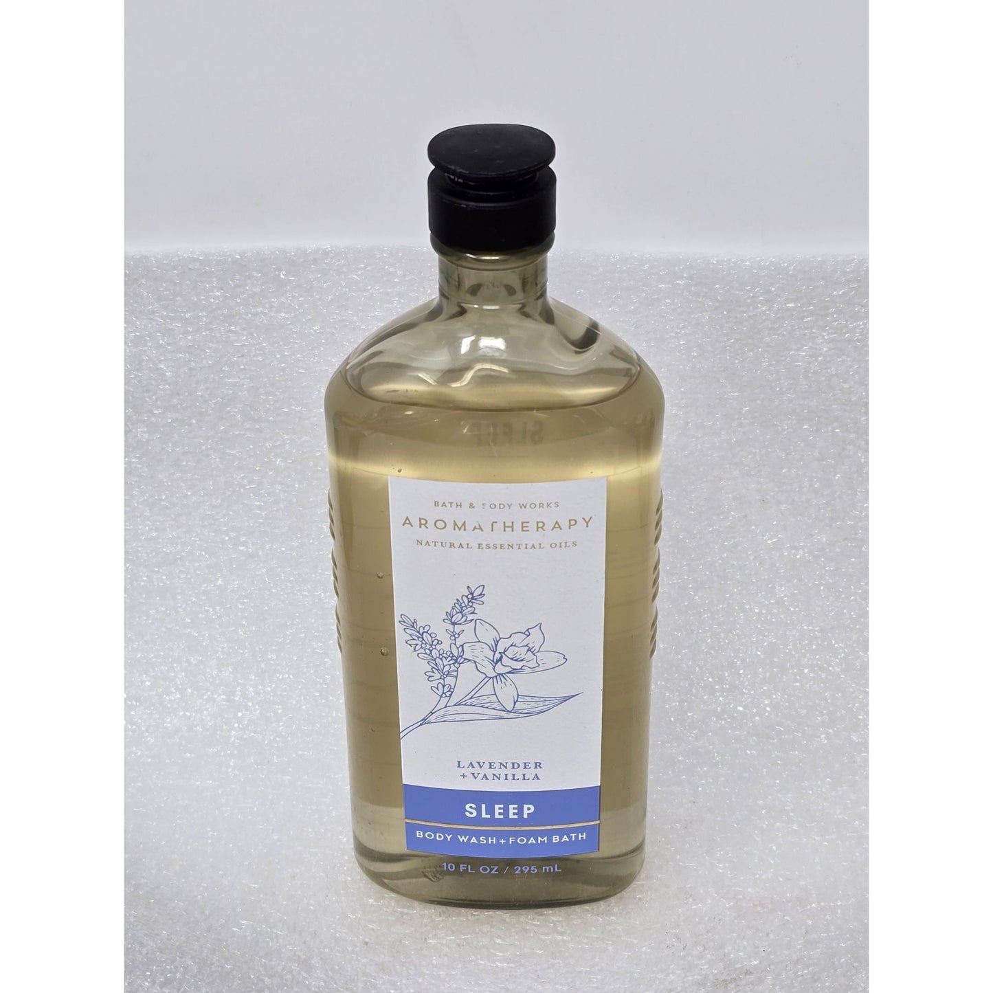 Bath & Body Works Lavender Vanilla Aromatherapy Sleep Body Wash & Foam Bath 10Oz