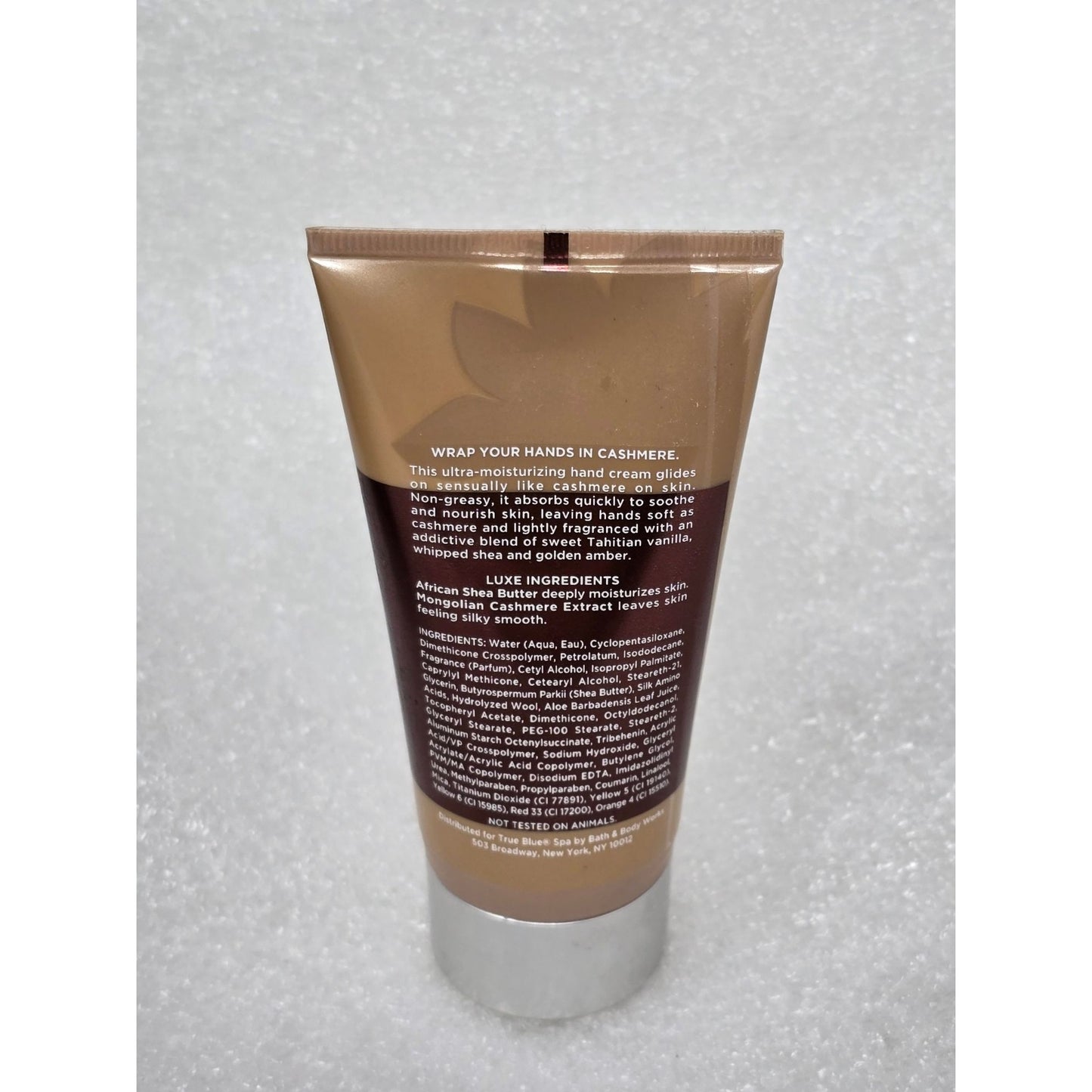 Bath & Body Works True Blue Spa Shea Cashmere Hand Cream 2.5 Oz Rare HTF