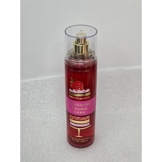 Bath & Body Works Strawberry Pound Cake Fine Fragrance Mist Spray 8 oz