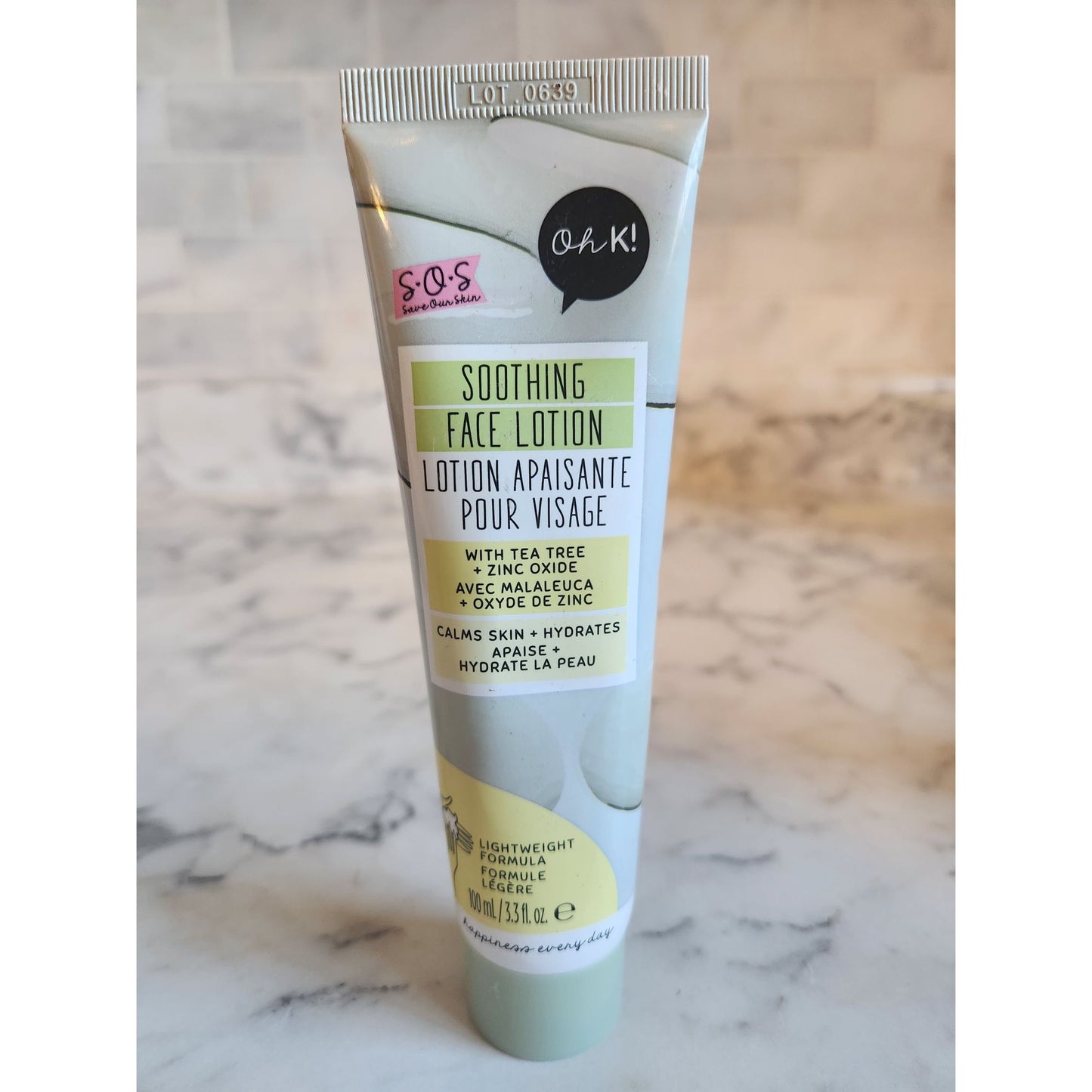 Oh K! Soothing Face Lotion With Tea Tree Lightweight Hydrating Formula 100ml