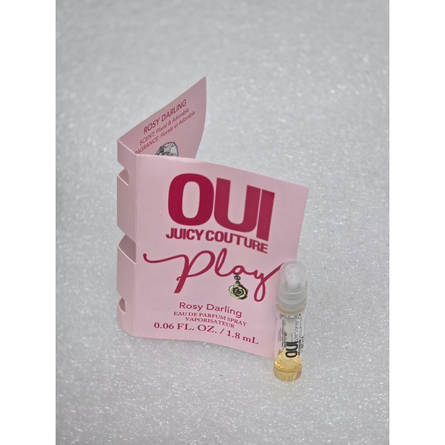 Oui Juicy Couture Play Rosy Darling Eau De Parfum Spray Sample 0.06 Oz./1.8 mL