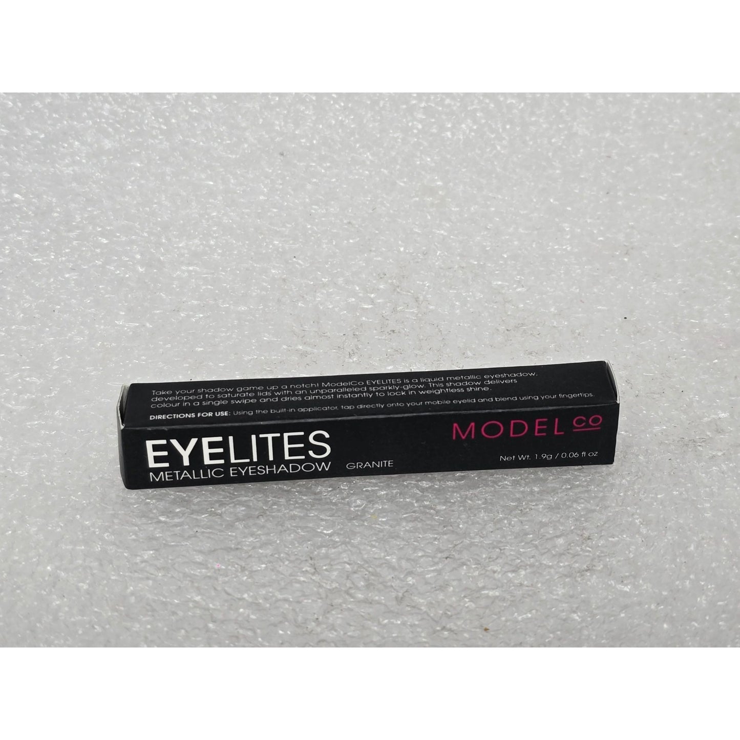 Model Co Eylites Metallic Eyeshadow Granite Liquid Sparkly Glow Makeup