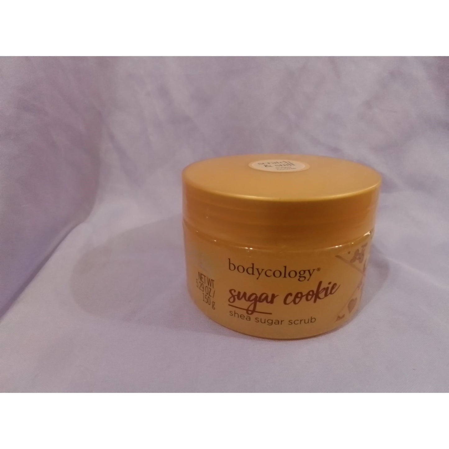 Bodycology Sugar Cookie Shea Sugar Scrub 5.29 Oz Jar