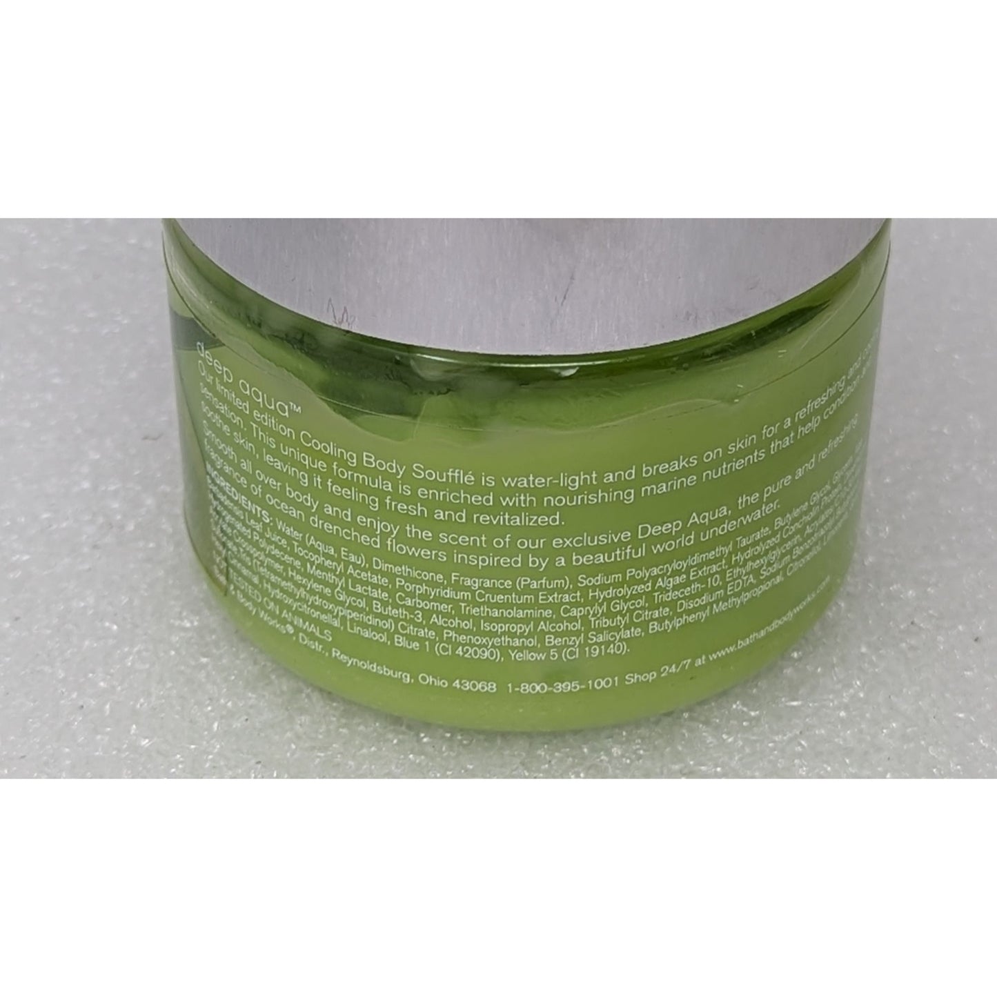 Bath & Body Works Deep Aqua Cooling Body Soufflé 6 Fl Oz Signature Collection