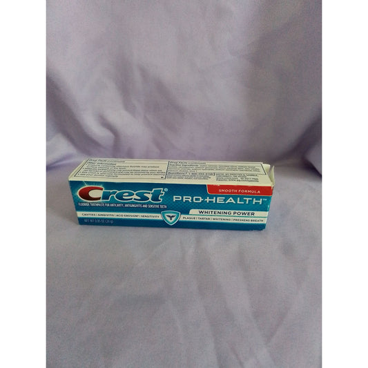 Crest Pro-Health Toothpaste Smooth Formula Whitening Power .85 Oz Fluoride