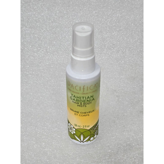 Pacifica Tahitian Gardenia Hair & Body Mist 2 Oz Vegan Fragrance Spray