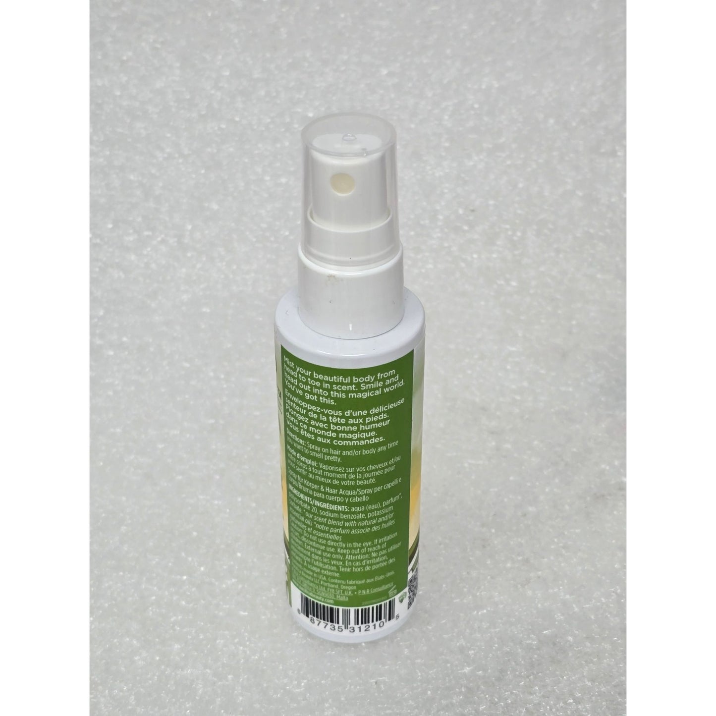 Pacifica Tahitian Gardenia Hair & Body Mist 2 Oz Vegan Fragrance Spray