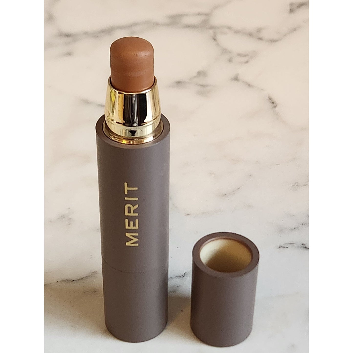 Merit The Minimalist Perfecting Complexion Stick Sienna 0.23 oz Makeup