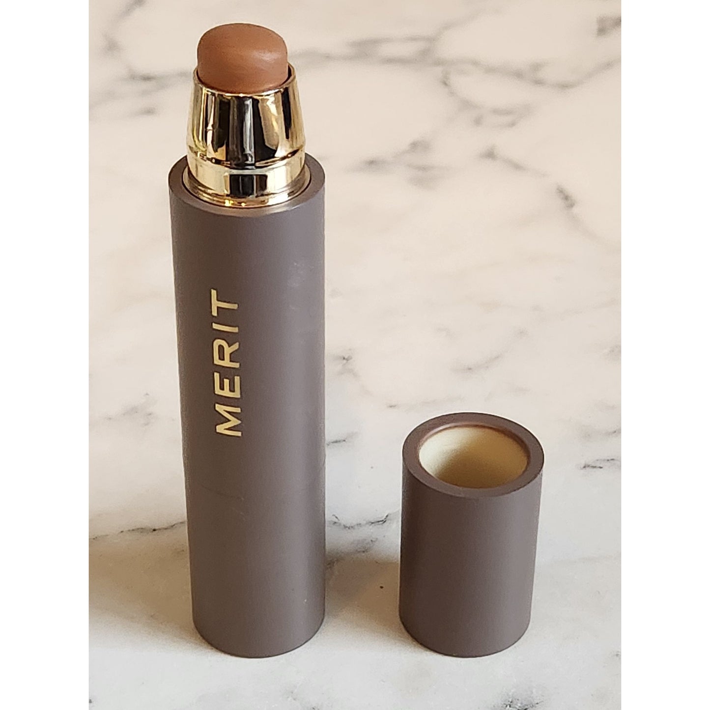 Merit The Minimalist Perfecting Complexion Stick Sienna 0.23 oz Makeup