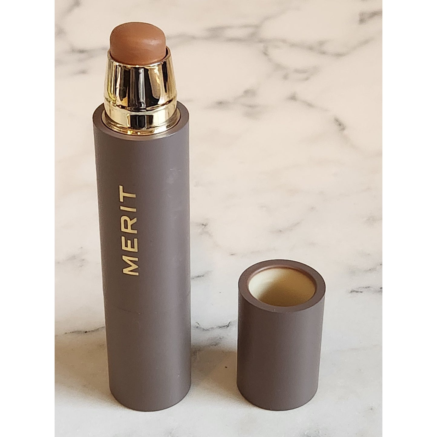 Merit The Minimalist Perfecting Complexion Stick Sienna 0.23 oz Makeup