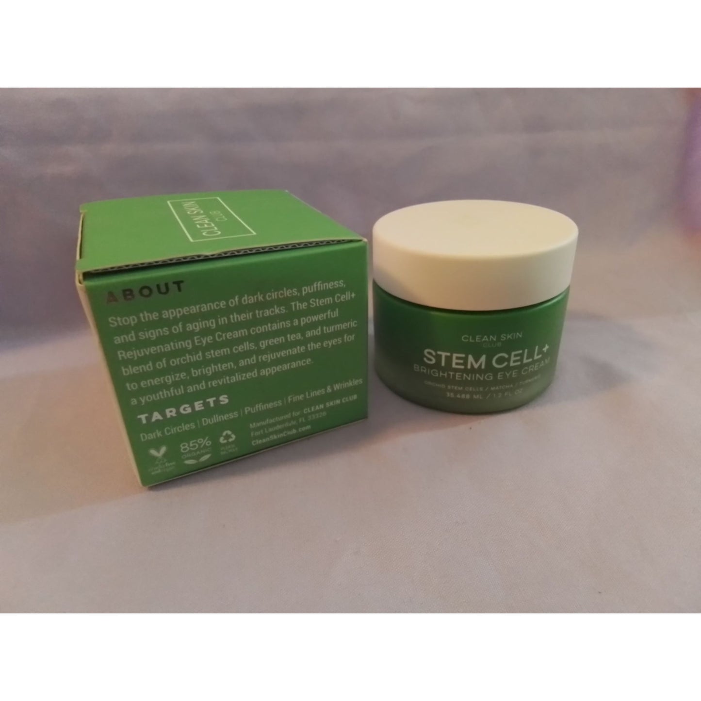 Clean Skin Club Stem Cell+ Brightening Eye Cream 1.2 fl oz