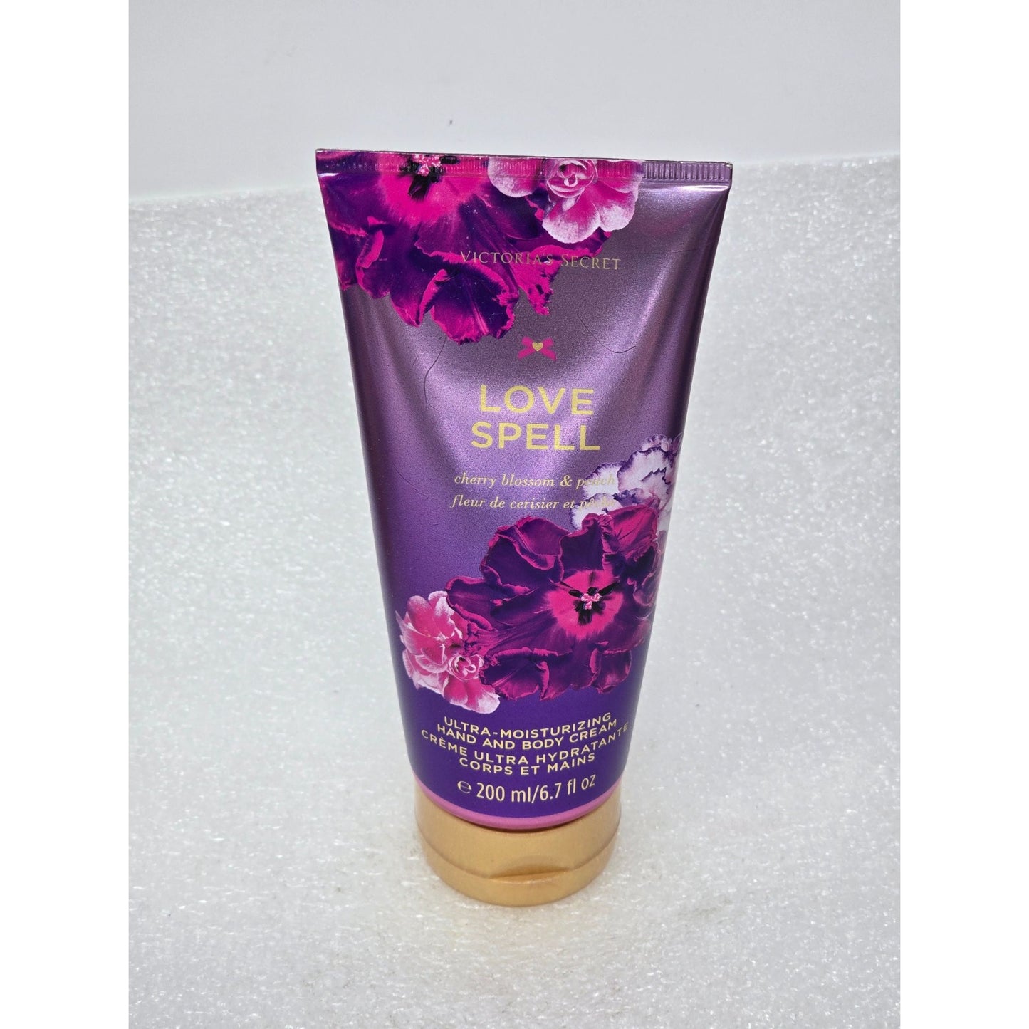 Victoria's Secret Love Spell Hand & Body Cream Cherry Blossom Peach 200ml 6.7 oz
