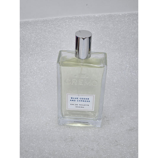Cremo Blue Cedar & Cypress Eau De Toilette 3.4 Oz Mens Fragrance Cologne