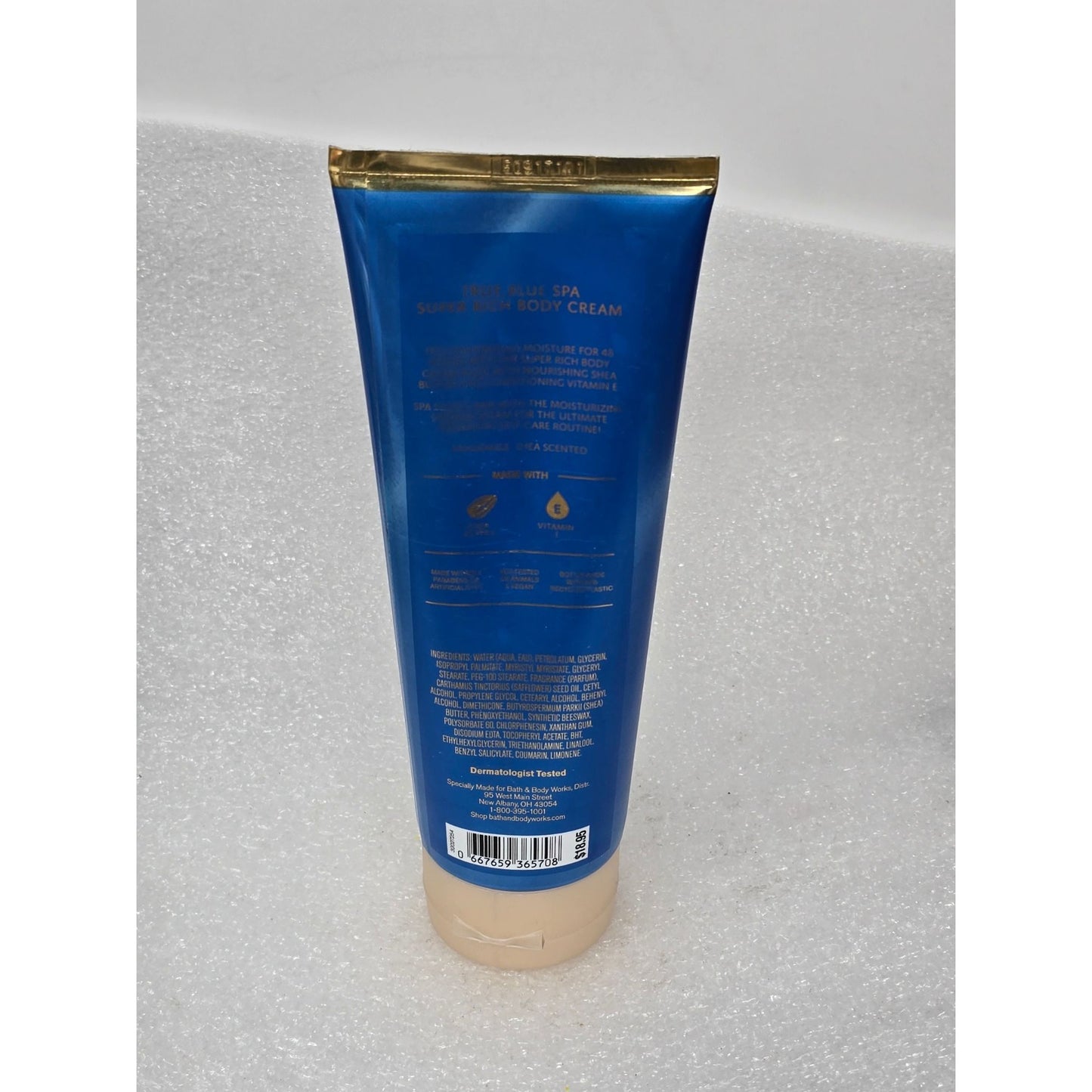 True Blue Spa Body Cream Shea Butter 8 Oz Bath & Body Works Super Rich Hydration