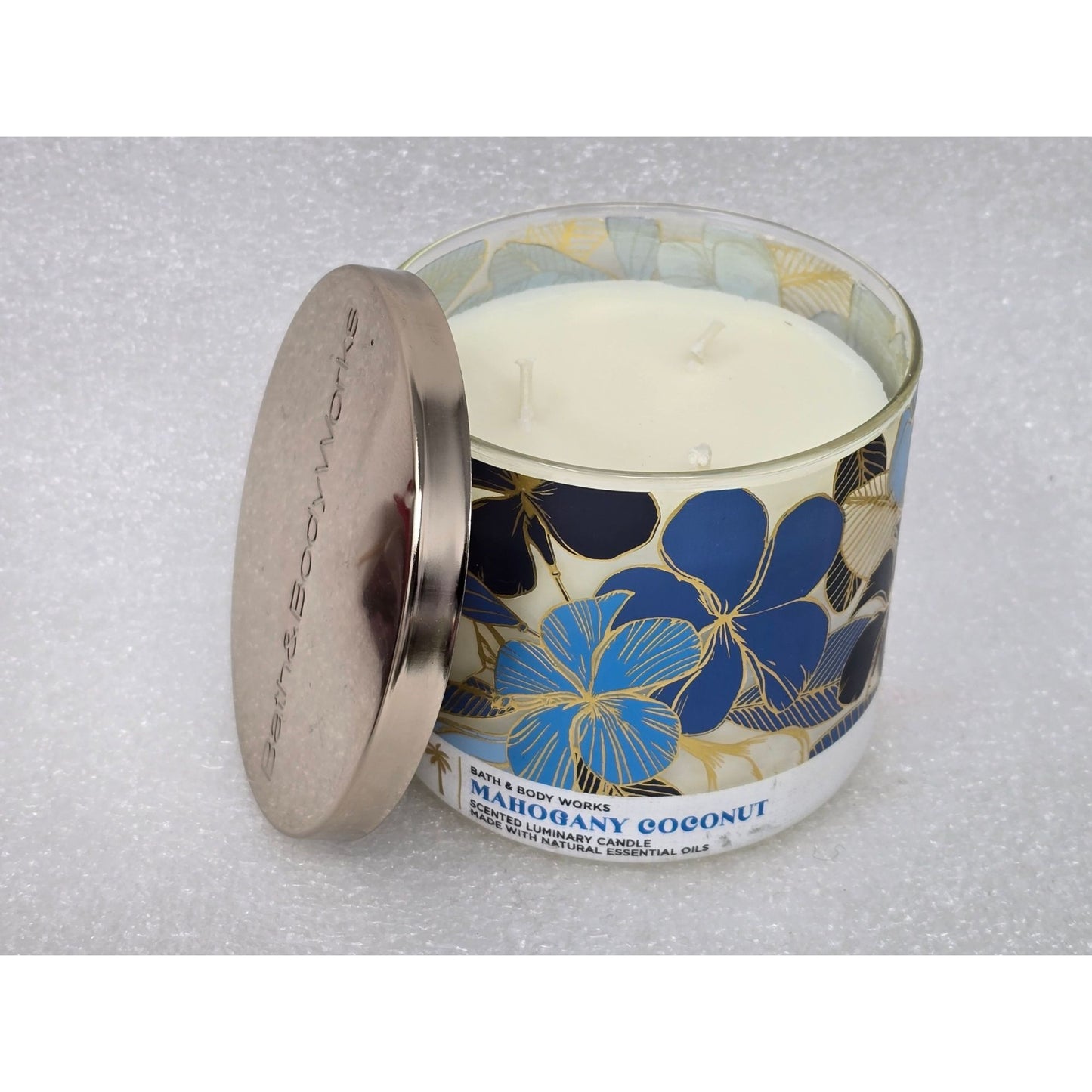 Bath & Body Works Mahogany Coconut 3-Wick Scented Candle 14.5 Oz Essential Oils