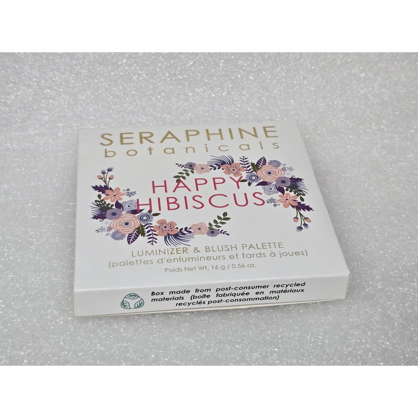 Seraphine Botanicals Happy Hibiscus Luminizer & Blush Palette Vegan Cruelty-Free