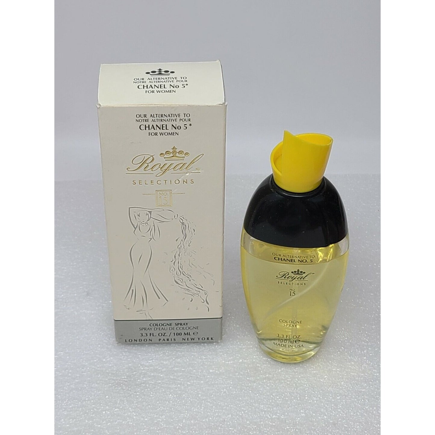 Royal Selections No. 15 Cologne Spray 3.3 oz Alternative To Chanel No. 5 Women's
