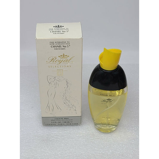 Royal Selections No. 15 Cologne Spray 3.3 oz Alternative To Chanel No. 5 Women's