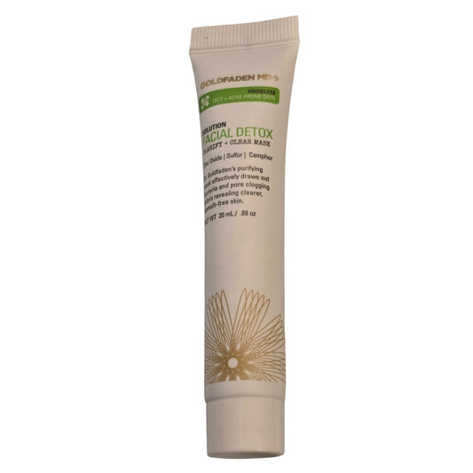 Goldfaden MD Facial Clarify & Clear Detox Mask 20ml Oily Acne-Prone Skin Travel