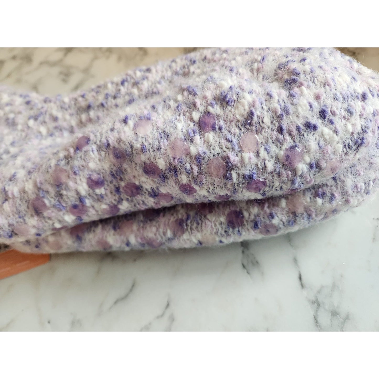 Lixl Womens Popcorn Knit Slipper Socks With Sherpa Lining & Non-Slip Soles