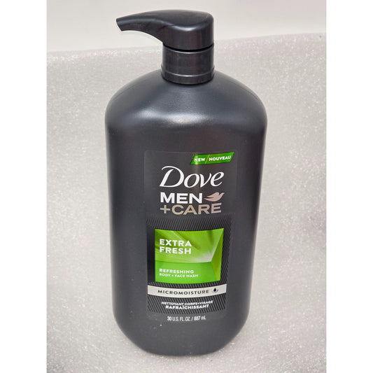 Dove Men + Care Extra Fresh Body & Face Wash 30 Oz Pump Bottle