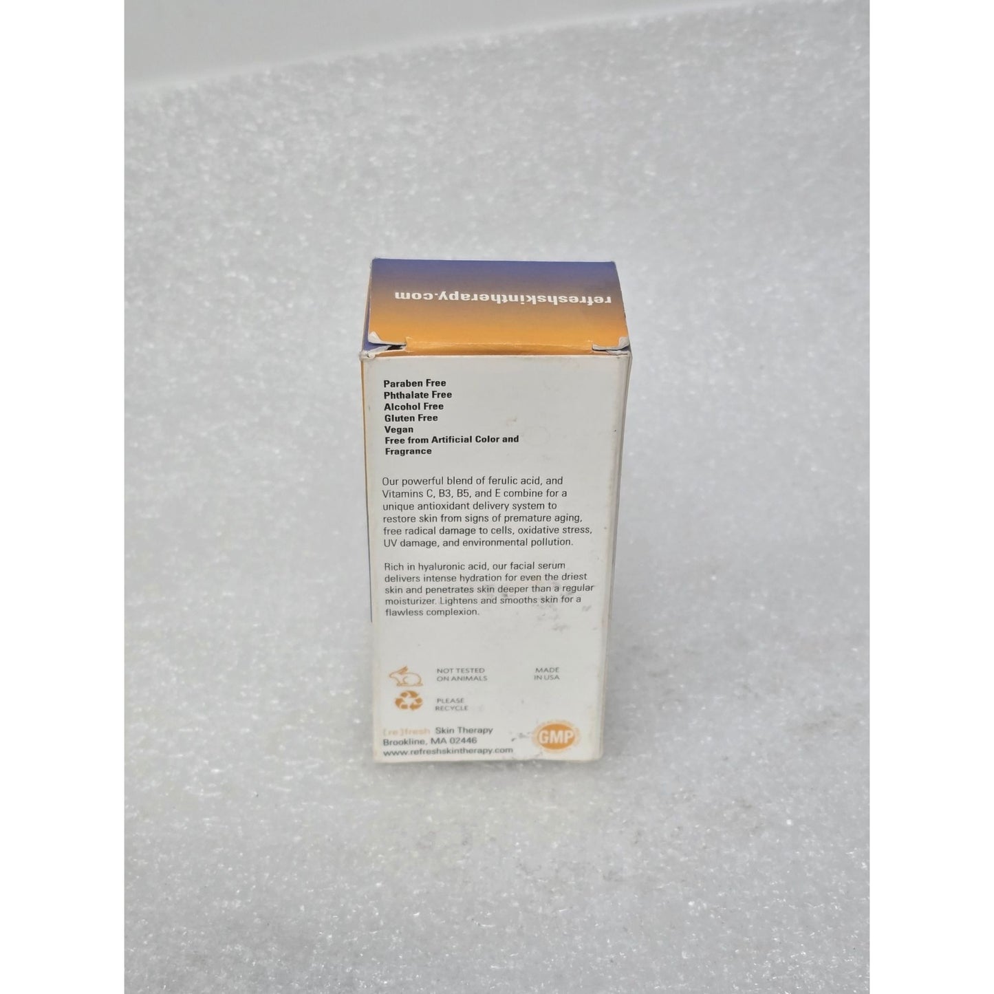 Vitamin C Serum By Refresh Skin Therapy 1 fl oz With Vitamins B+E & Ferulic Acid