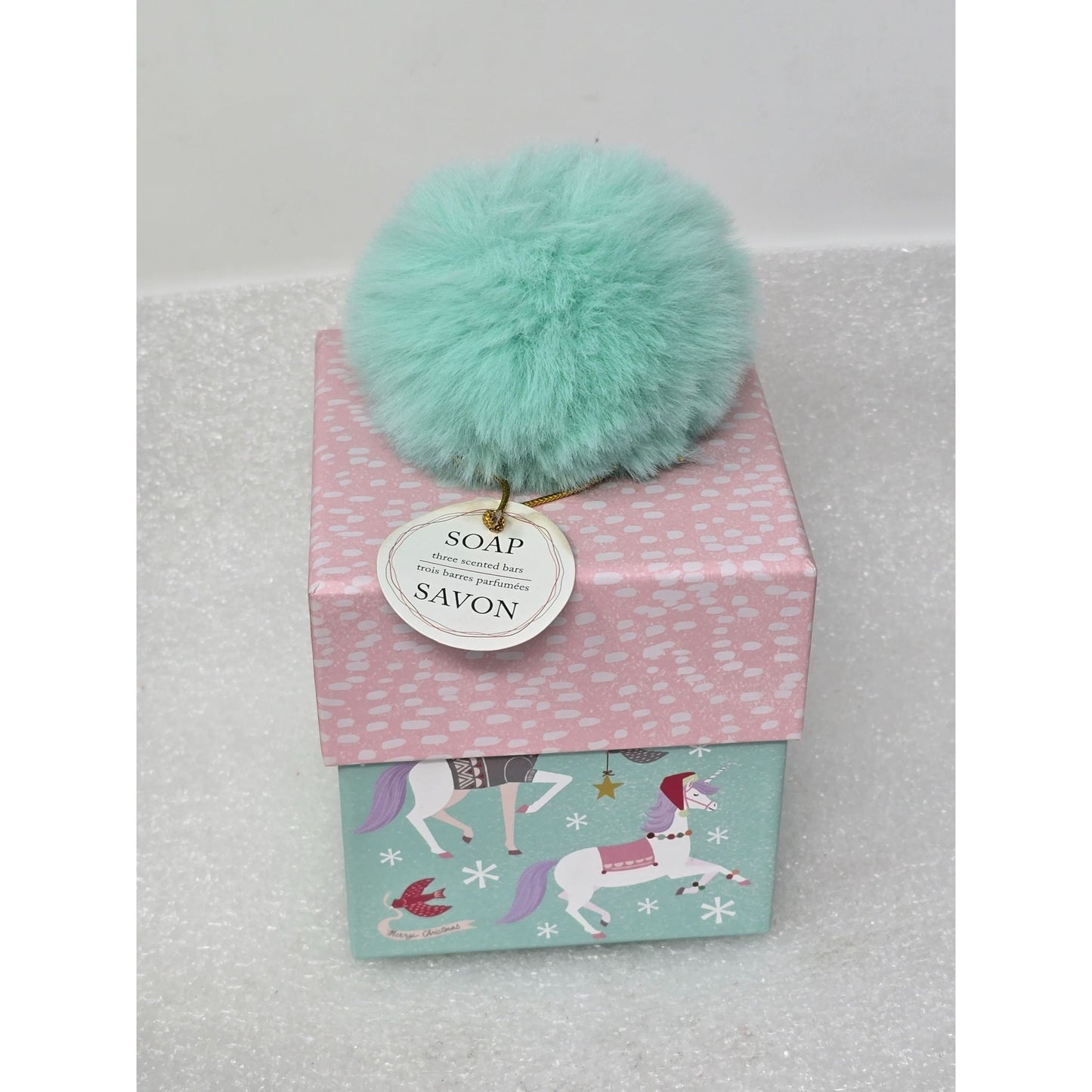 Punch Studio Molly & Rex Apple Cinnamon Scented Soap Gift Set Triple Milled