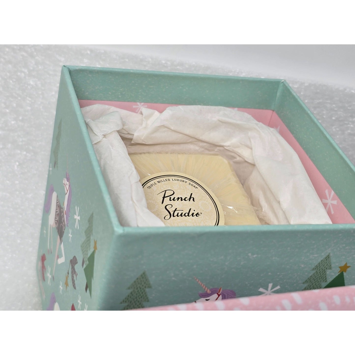 Punch Studio Molly & Rex Apple Cinnamon Scented Soap Gift Set Triple Milled