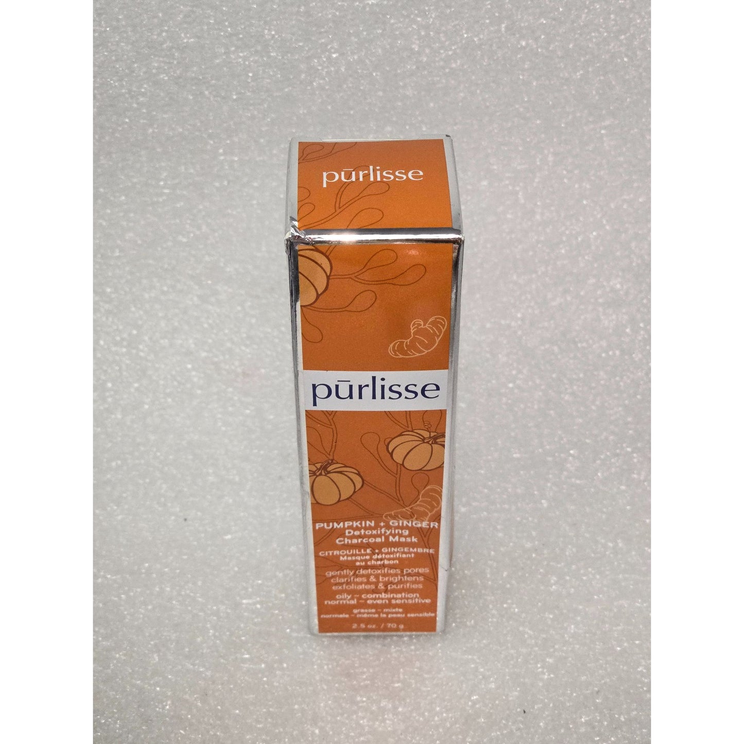 Purlisse Pumpkin & Ginger Detoxifying Charcoal Mask 2.5 Fl Oz