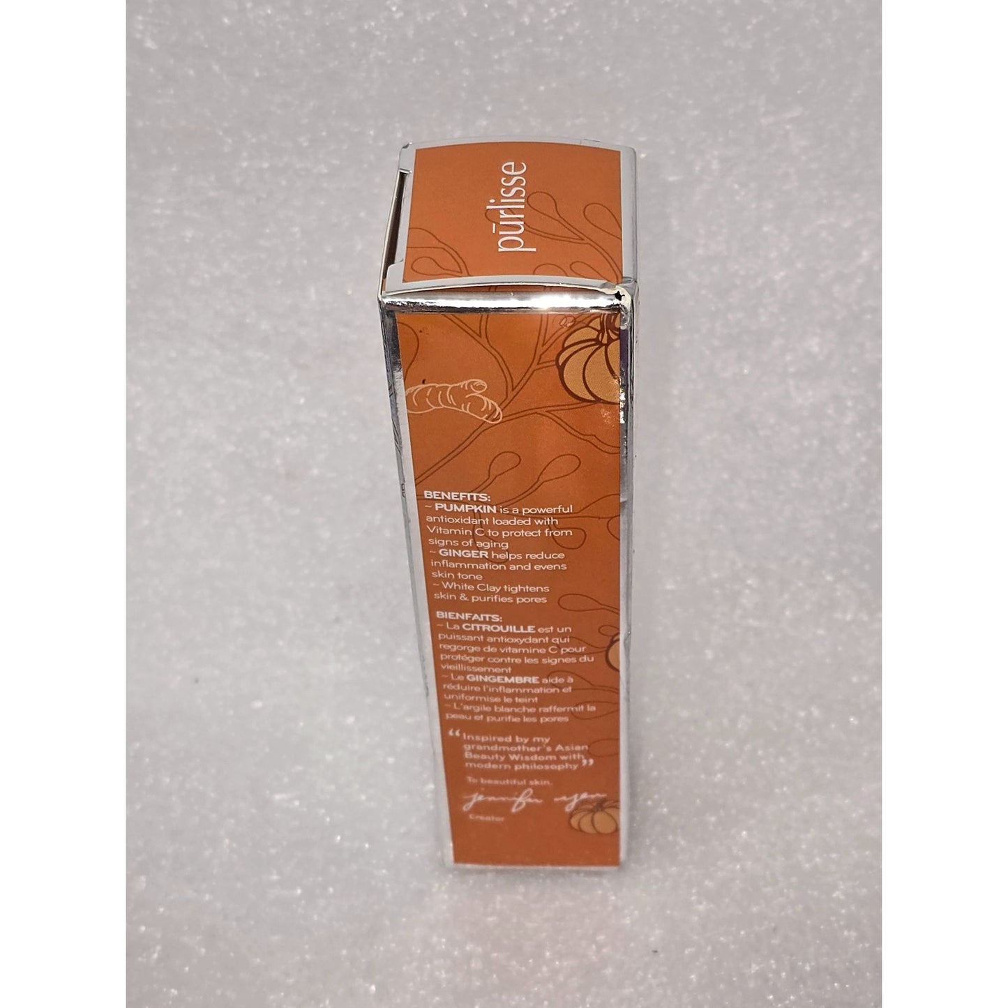 Purlisse Pumpkin & Ginger Detoxifying Charcoal Mask 2.5 Fl Oz