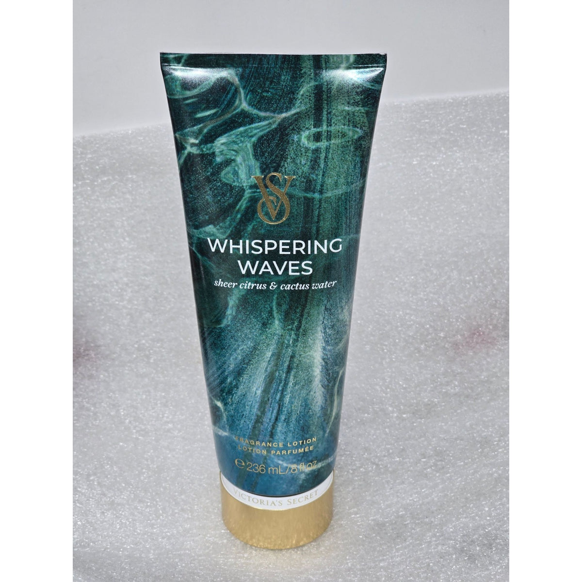 Victoria's Secret Whispering Waves Fragrance Lotion Sheer Citrus & Cactus Water