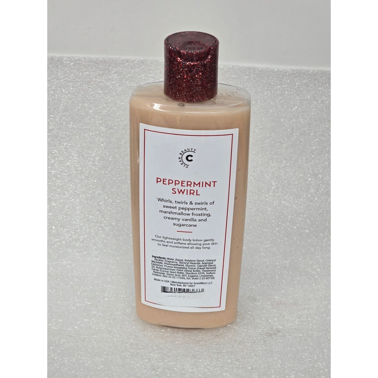 Harry Slatkin Scentworx Peppermint Swirl Body Lotion Shea Butter & Essential Oil