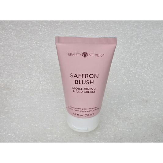 Beauty Secrets Saffron Blush Moisturizing Hand Cream 1.7 Fl Oz Luxury Skincare