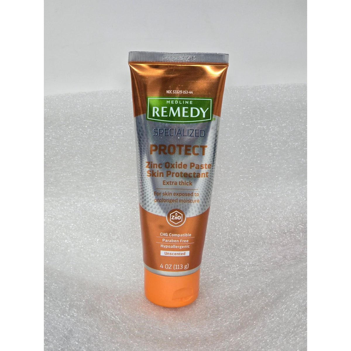 Medline Remedy Protect Zinc Oxide Paste Skin Protectant Unscented Hypoallergenic