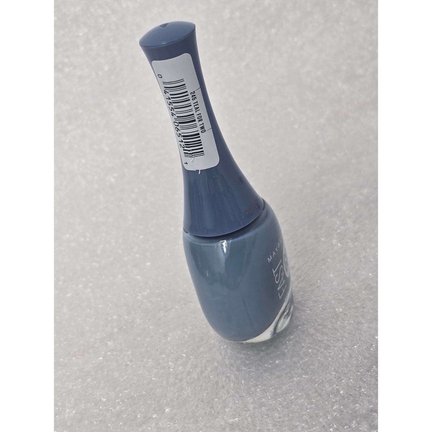 Maybelline Fast Gel Nail Lacquer Polish 245 Teal For Two Blue Glossy Finish