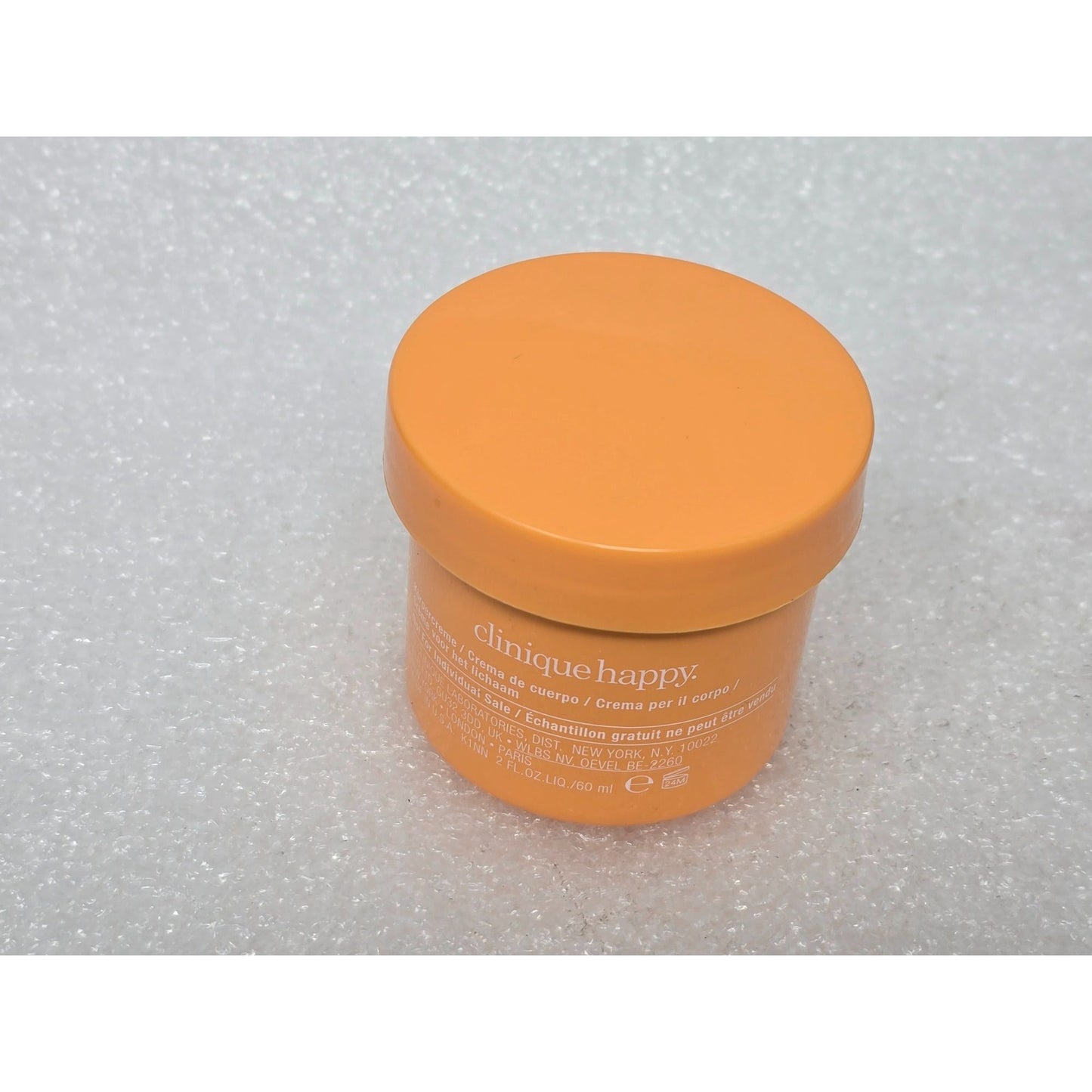 Clinique Happy Gelato Cream For Body 2 Oz Travel Size