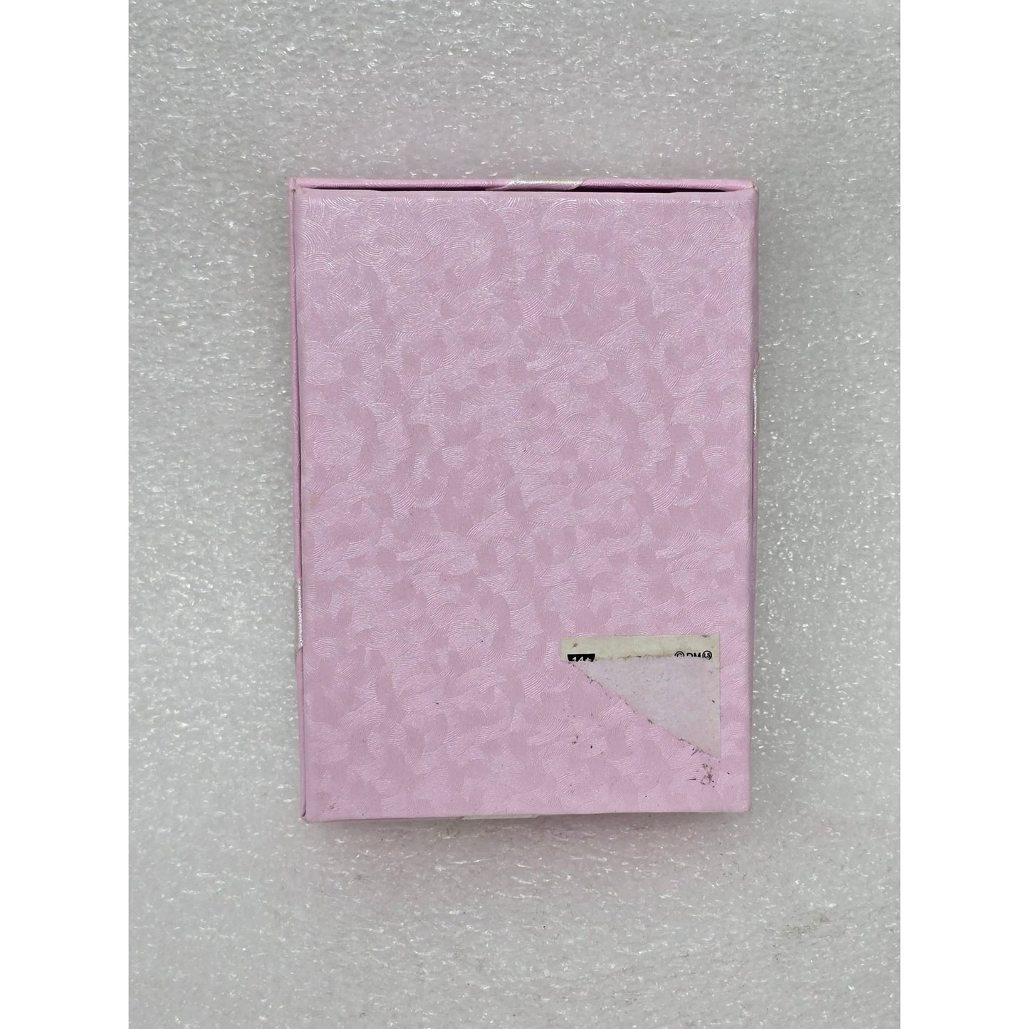 Pink Ribbon Heart Necklace w Rhinestones Breast Cancer Awareness Gift Boxed