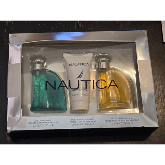 Nautica Men’s Cologne & After Shave Gift Set 3-Piece Boxed