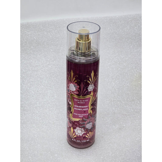 Bath & Body Works Strawberry Snowflakes Fine Fragrance Mist 8 Fl Oz 236 mL