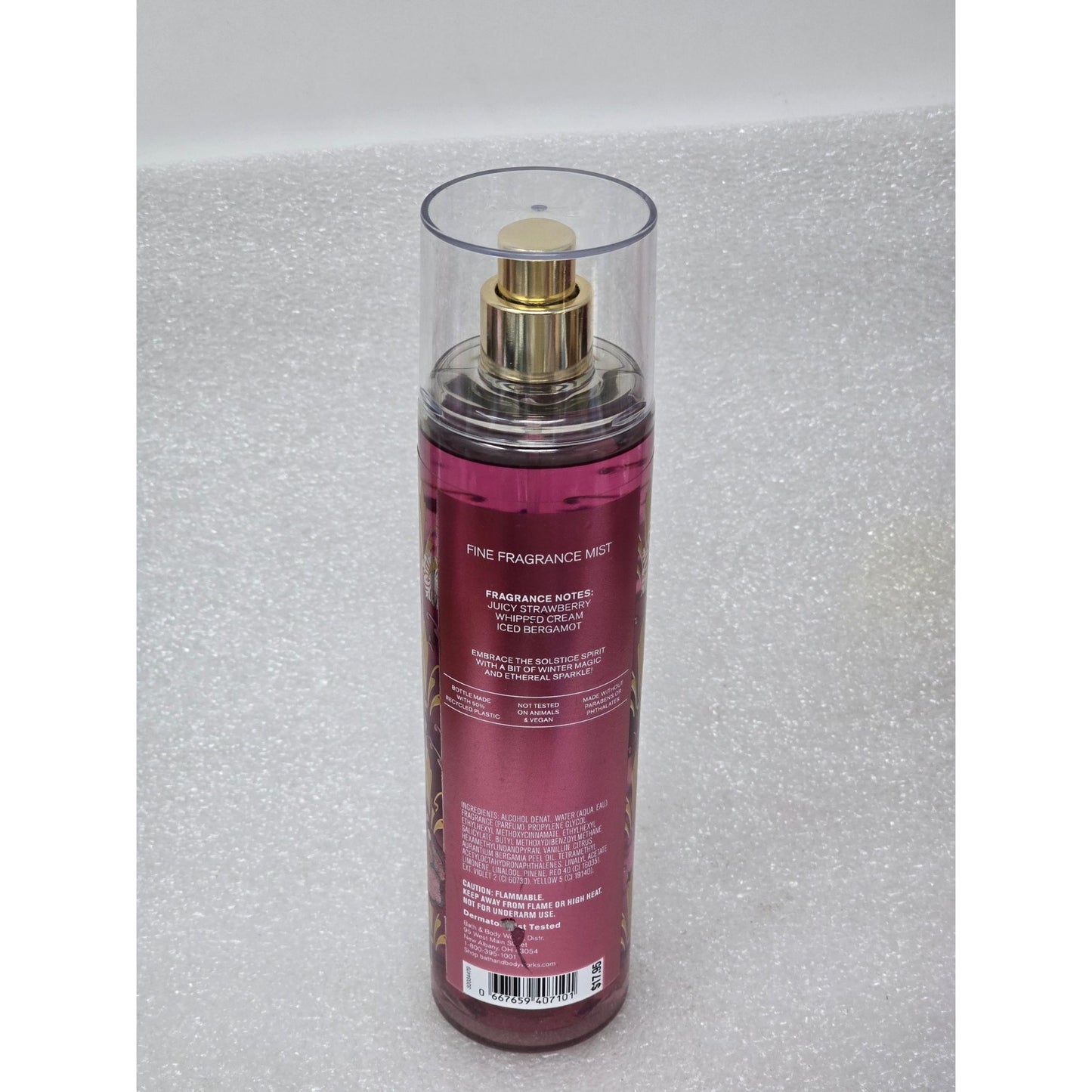 Bath & Body Works Strawberry Snowflakes Fine Fragrance Mist 8 Fl Oz 236 mL
