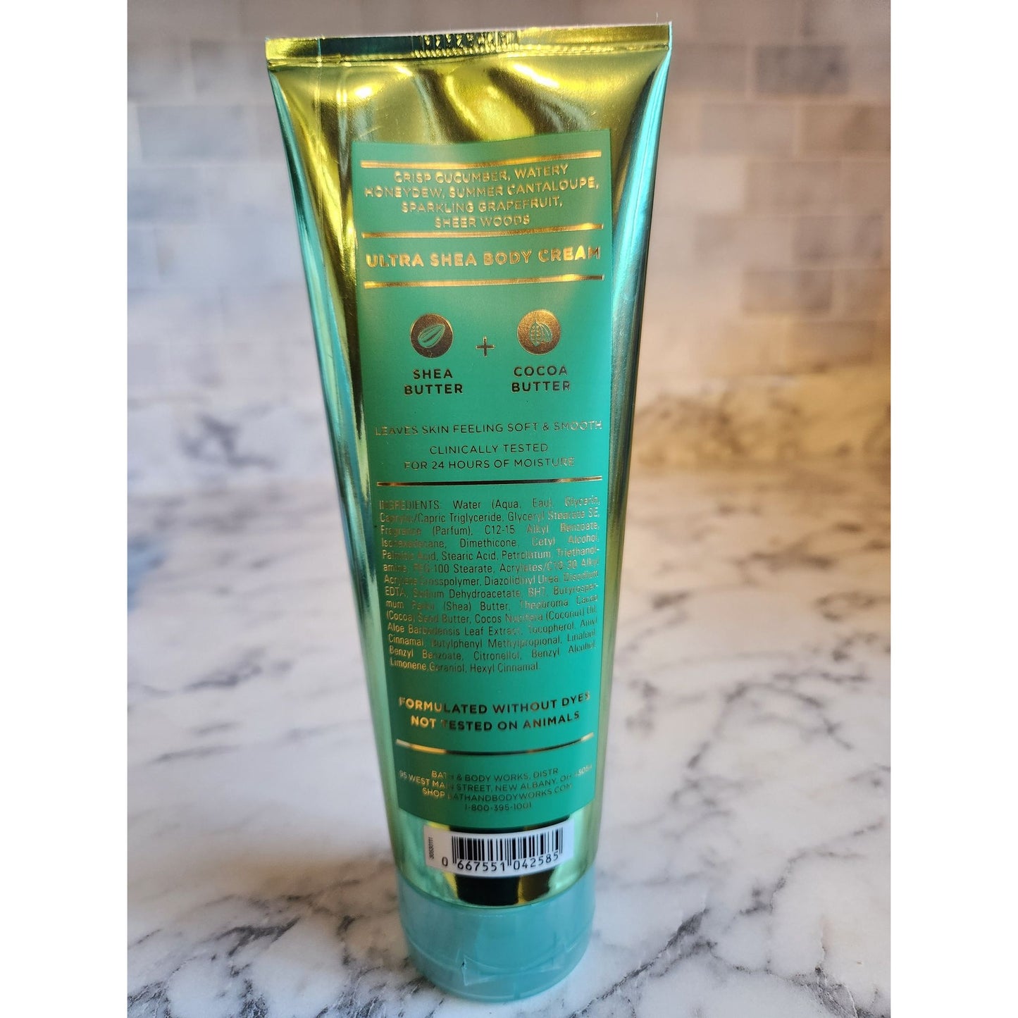 Bath & Body Works Cucumber Melon Ultra Shea Body Cream 8 Oz