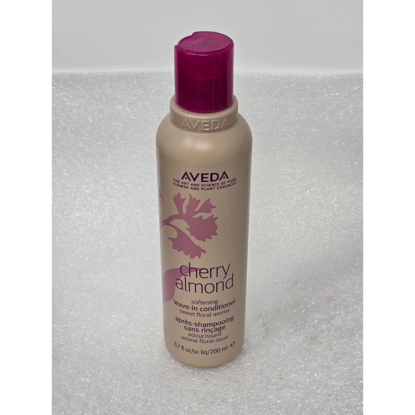 Aveda Cherry Almond Softening Leave-In Conditioner 6.7 Oz Sweet Floral Aroma