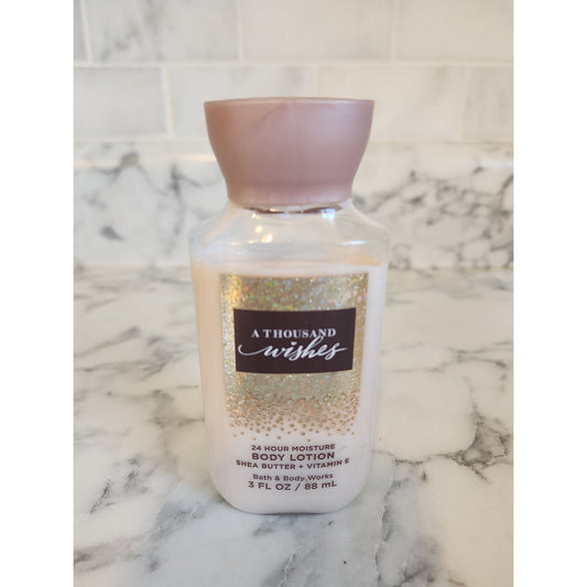 Bath & Body Works A Thousand Wishes Body Lotion 3 Fl Oz Shea Butter Vitamin E