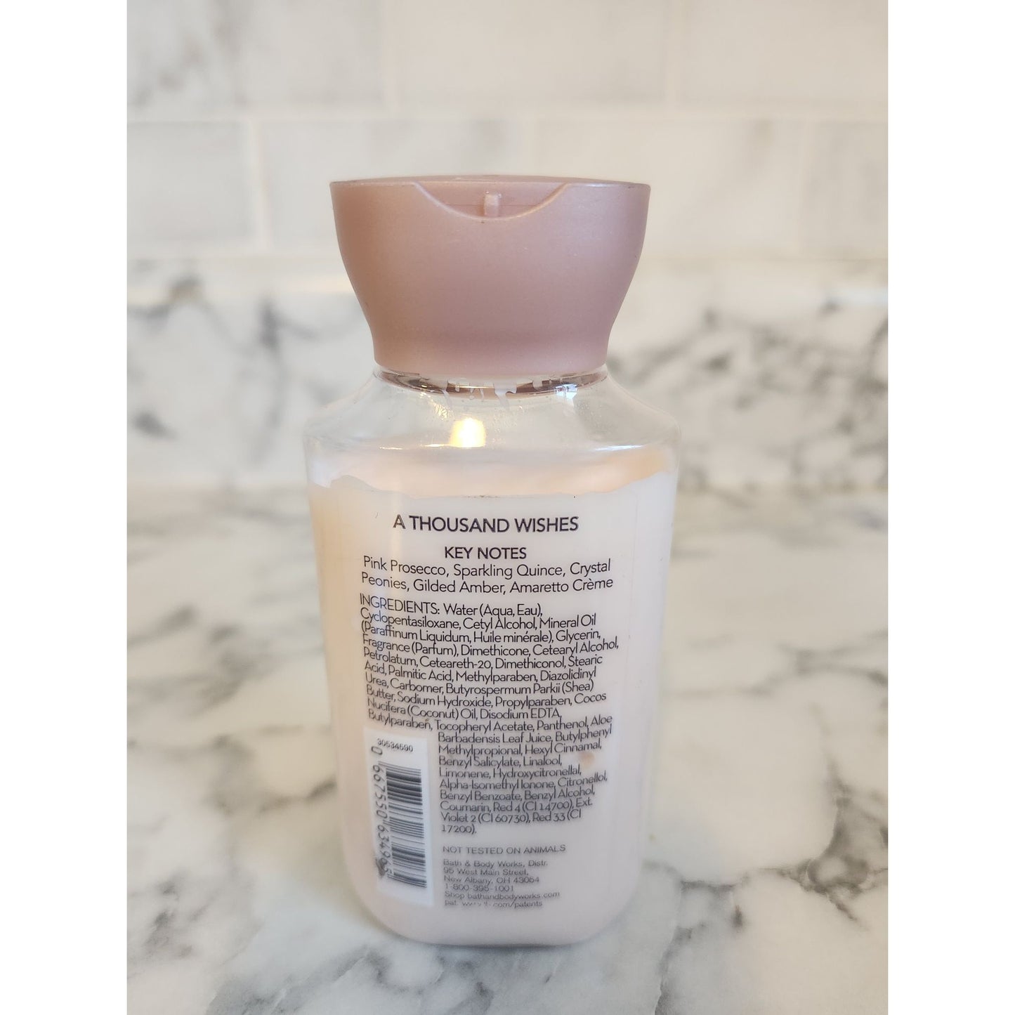 Bath & Body Works A Thousand Wishes Body Lotion 3 Fl Oz Shea Butter Vitamin E