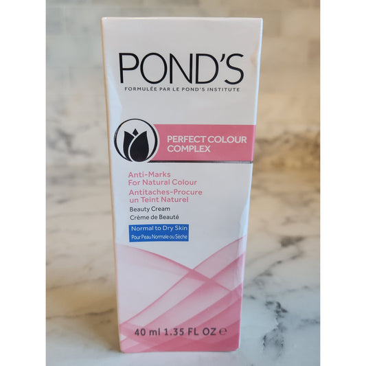 Ponds Perfect Colour Complex Beauty Cream 40ml For Normal To Dry Skin Anti-Marks Natural Colour Advanced Vitamin B3+ Formula