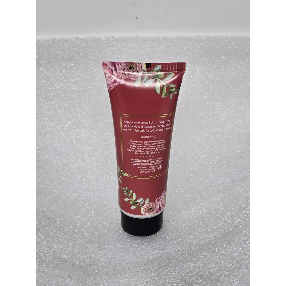 Ellen Tracy Rose Bouquet Hydrating & Rejuvenating Hand Cream 2.7 Fl Oz
