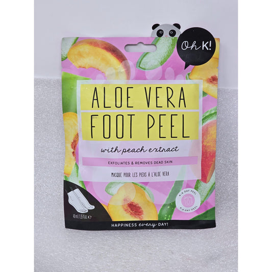 Oh K! Aloe Vera Foot Peel With Peach Extract 40ml