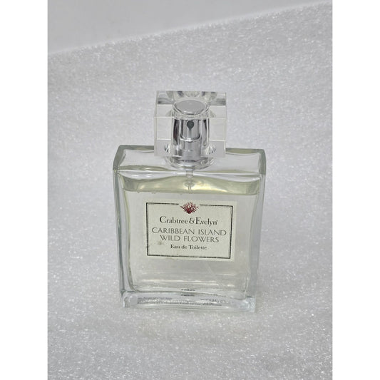 Crabtree & Evelyn Caribbean Island Wild Flowers Eau De Toilette Perfume 3.4 oz